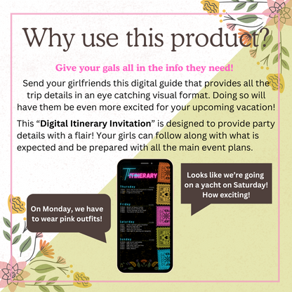 Mexico Inspired - Mobile Itinerary Template
