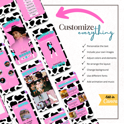 Cowgirl - Mobile Itinerary Template