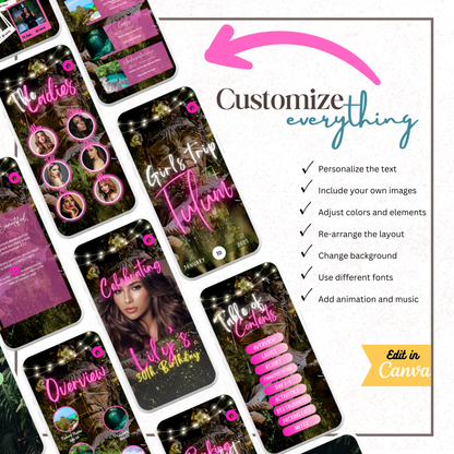 Tulum Inspired - Mobile Itinerary Template
